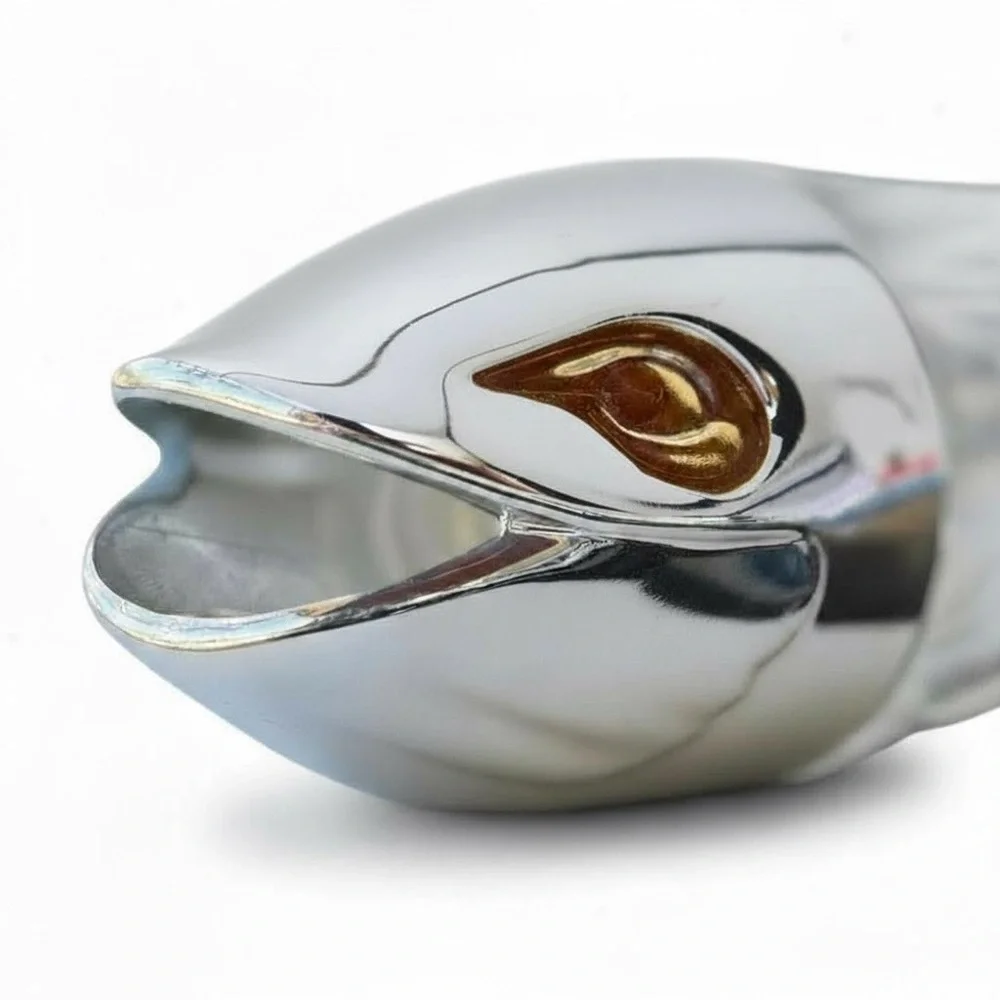 Vintage Nuss Wal Glass Nut Whale Dispenser Mid-Century Modern FLAWLESS